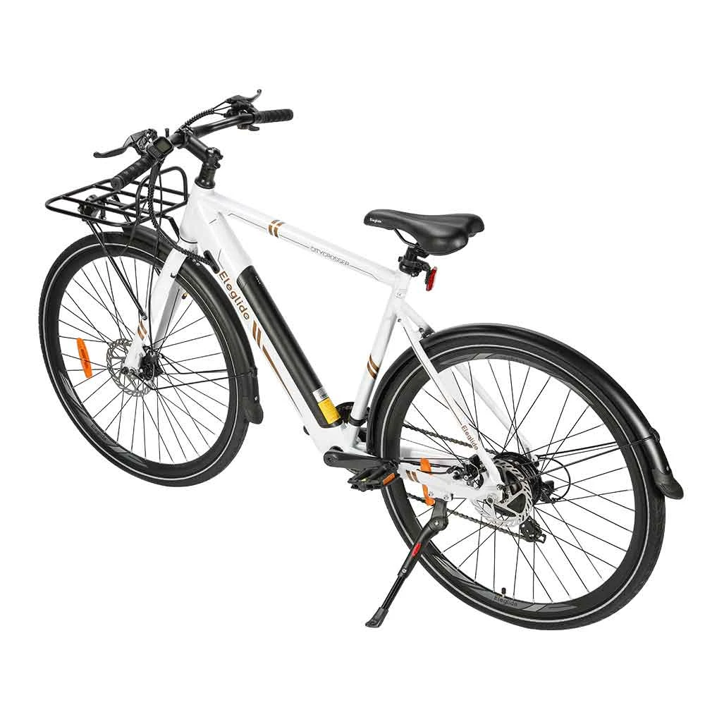 ELEGLIDE Citycrosser Electric Bike 700*38C CST Tires 250W Motor 25Km/h Speed 36V 10Ah Battery Moped Bike 75KM Range Shimano 7-Speed Gear Dual Disc Brake Torque Sensor - Image 6