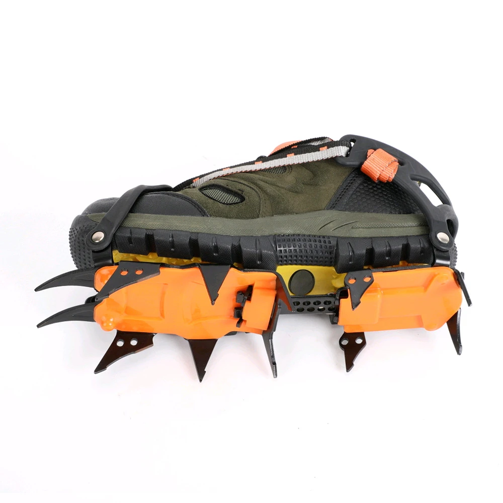 12 Teeth Ice Crampons Winter Snow Boot Shoes Ice Gripper Anti-skid Ice Spikes Snow Traction Cleats - Image 2