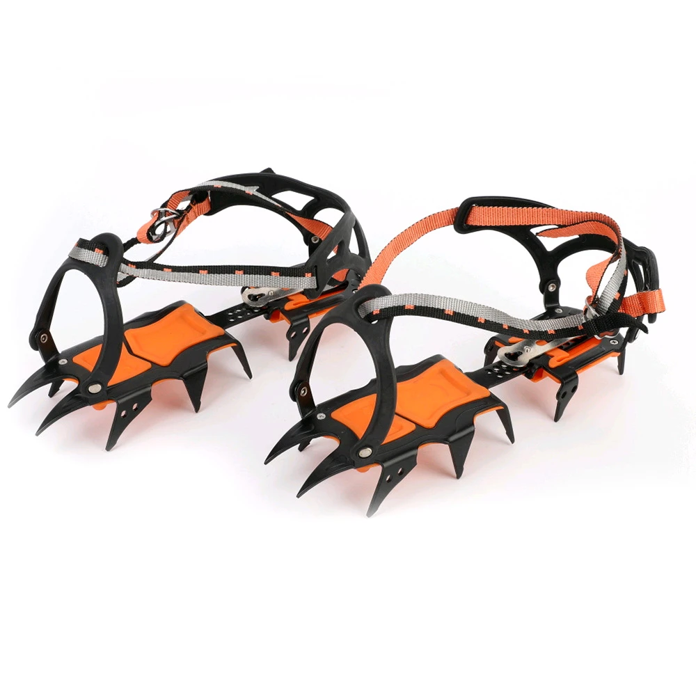 12 Teeth Ice Crampons Winter Snow Boot Shoes Ice Gripper Anti-skid Ice Spikes Snow Traction Cleats - Image 3