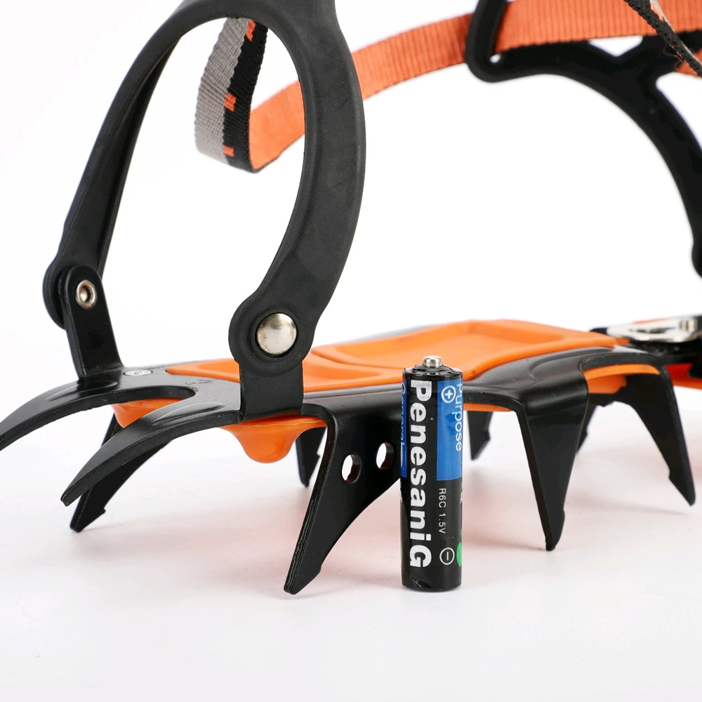 12 Teeth Ice Crampons Winter Snow Boot Shoes Ice Gripper Anti-skid Ice Spikes Snow Traction Cleats - Image 4