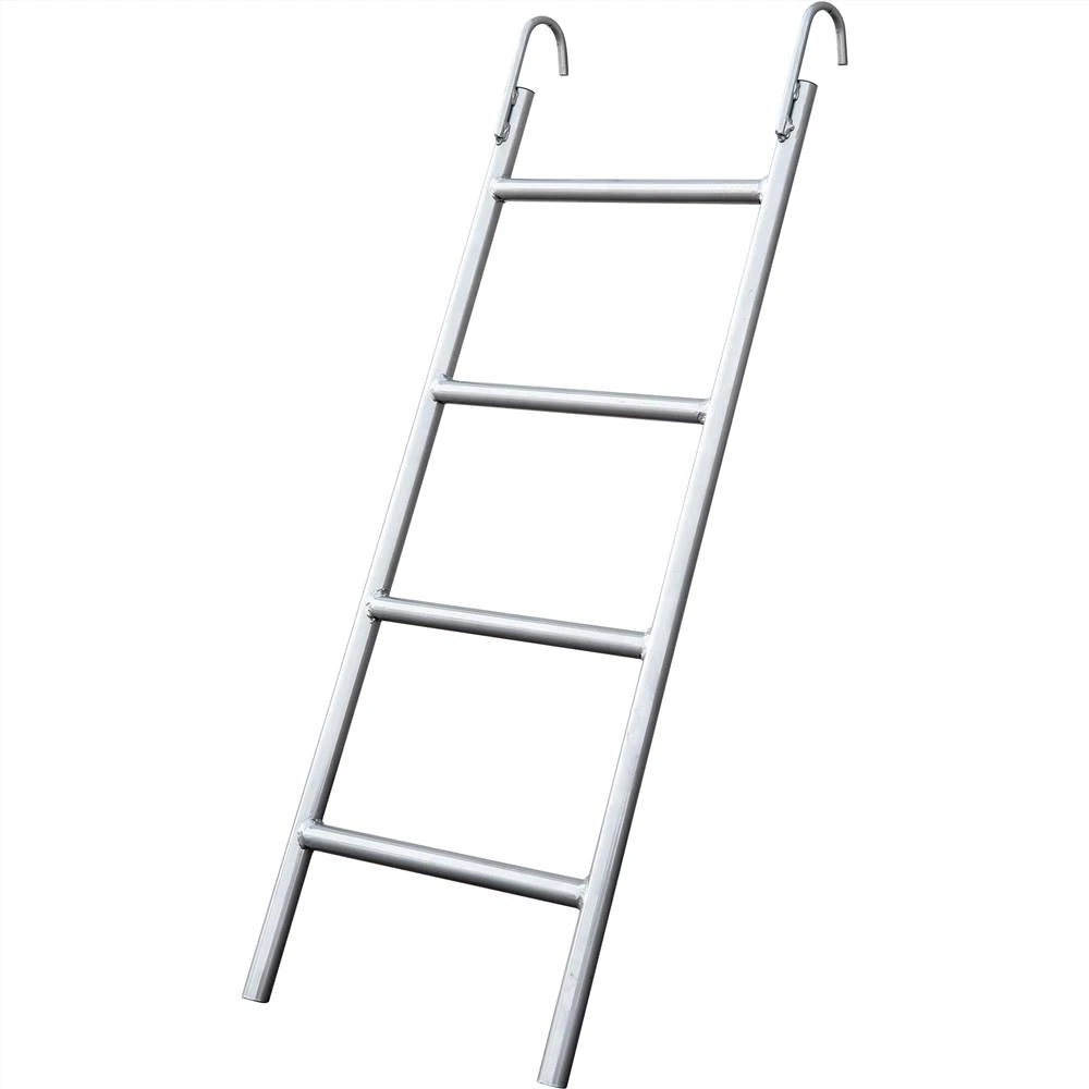 16FT Trampoline For Kids With 360-degree Safety Net, Ladder And Basketball Hook - Blue - Image 5