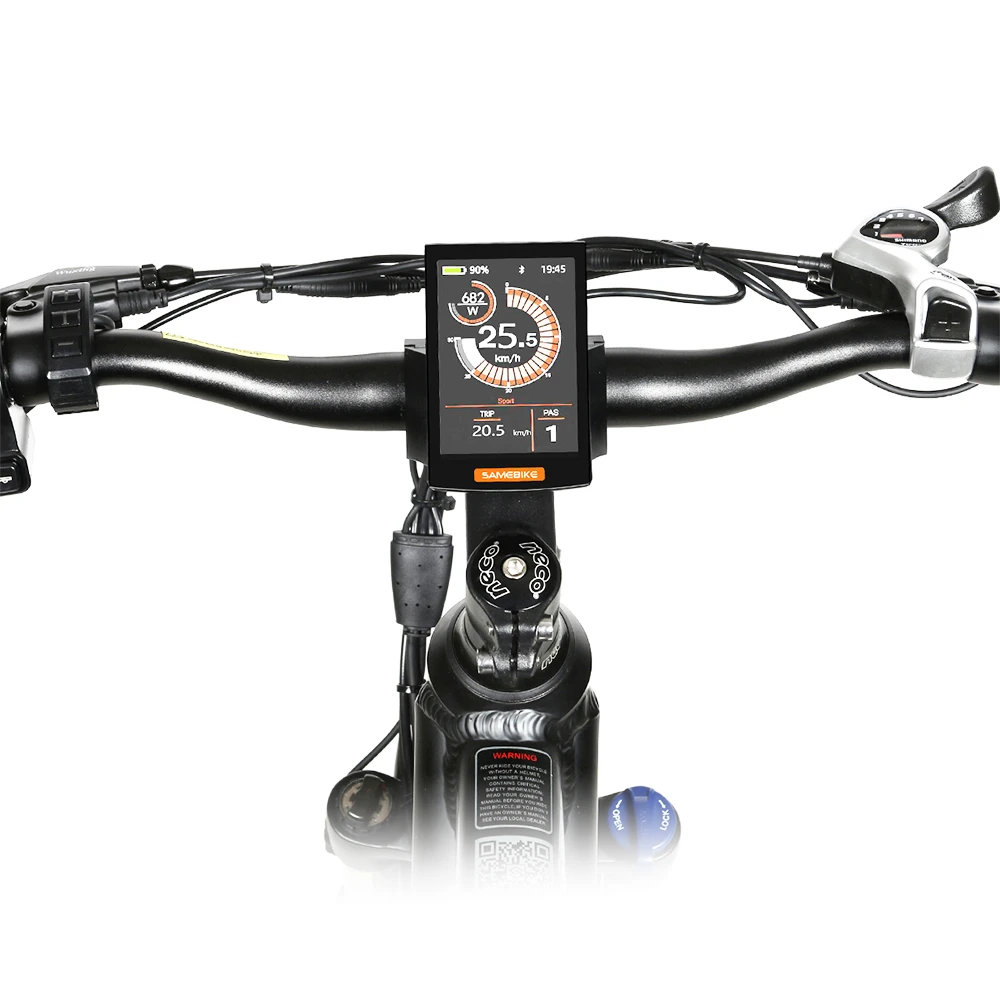 SAMEBIKE MY-275 10.4Ah 500W 48V 27.5inch Electric Bike 20mph Top Speed 80km Mileage Range Max Load 150kg Black - Image 5