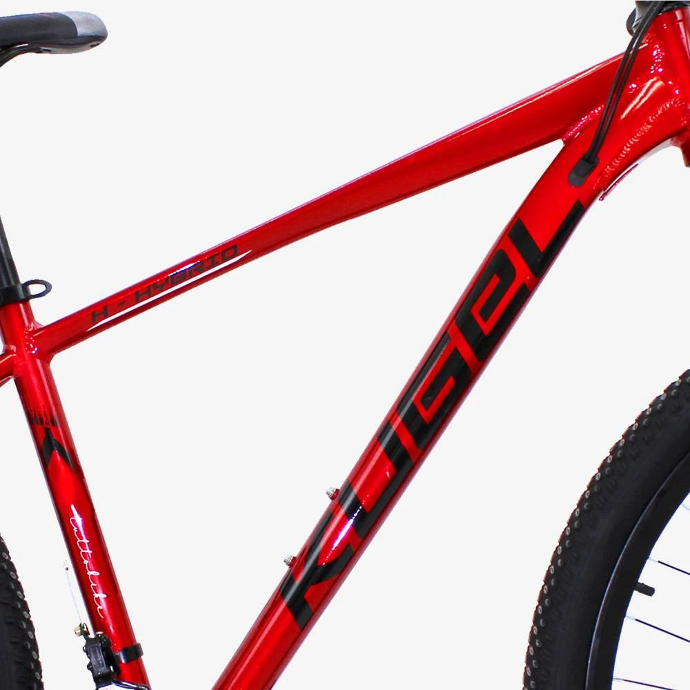 Kugel H-Hybrid 29 Inch Mountain Bike Aluminum Alloy Frame Material Shimano Gear Front Suspension And Disk Brakes - Red - Image 3