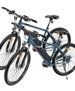 2PCS ELEGLIDE M1 Electric Bike 27.5 Inch 250W Hall Brushless Motor 36V 7.5Ah Removable Battery 25km/h Max Speed SHIMANO Shifter 21 Speeds Up To 65km Max Range IPX4 Aluminum Alloy Frame Dual Disk Brake Mountain Urban Bicycle - Dark Blue