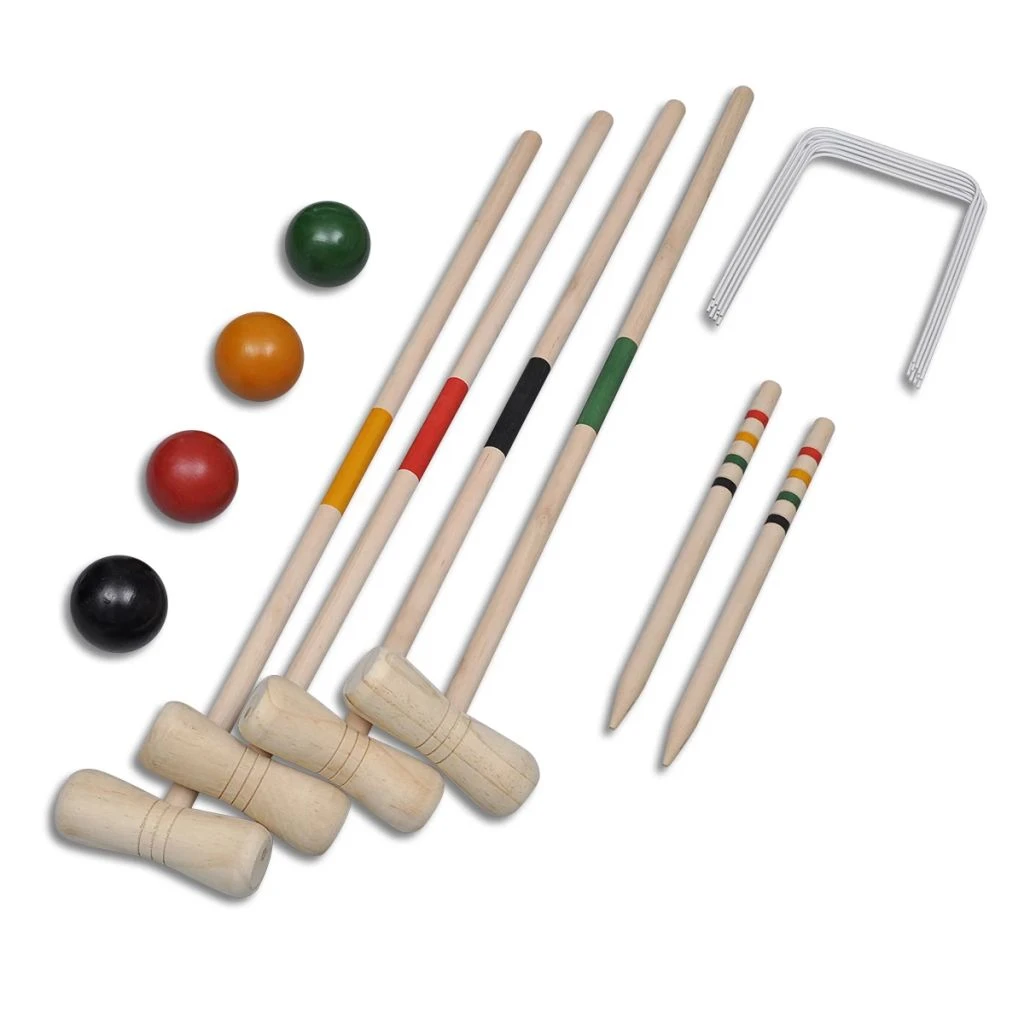 4 Player Wooden Croquet Set - Image 2