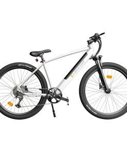 ADO D30C 36V 10.4Ah 250W 27.5in Electric Power Assist Bicycle 25km/h Max Speed 90km Mileage 9 Speed City Electric Bike Silver