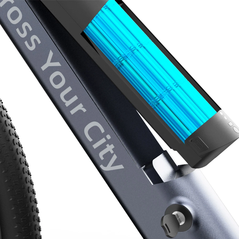 ADO D30 Electric Bicycle 250W Motor Max Speed 25km/h 36V 10.4AH 90km Max Range - Gray - Image 5