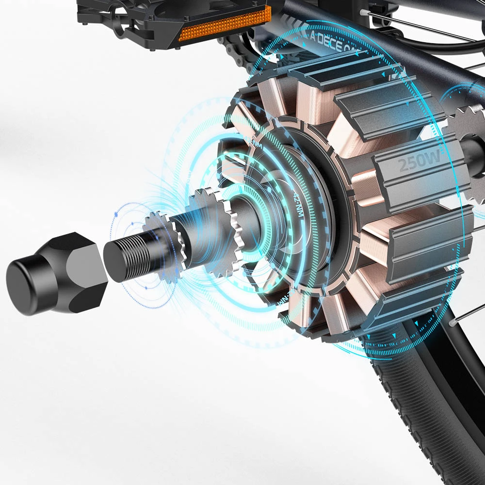 ADO D30 Electric Bicycle 250W Motor Max Speed 25km/h 36V 10.4AH 90km Max Range - Gray - Image 6