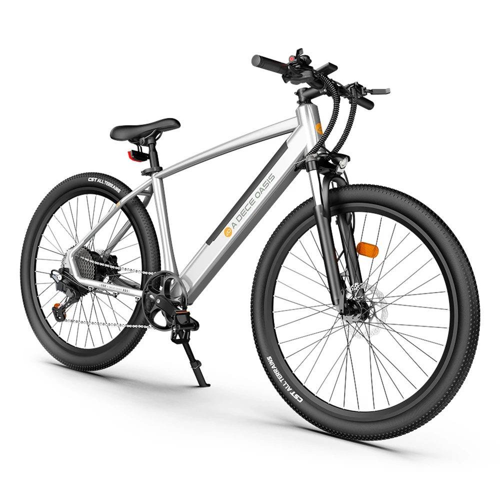 ADO D30C Electric Power Assist Bicycle 36V 10.4Ah Battery 250W Motor 27.5 Inch Tire 25Km/h Max Speed 90KM Mileage Shimano 9-Speed Gear Dual Hydraulic Disc Brakes - White - Image 3