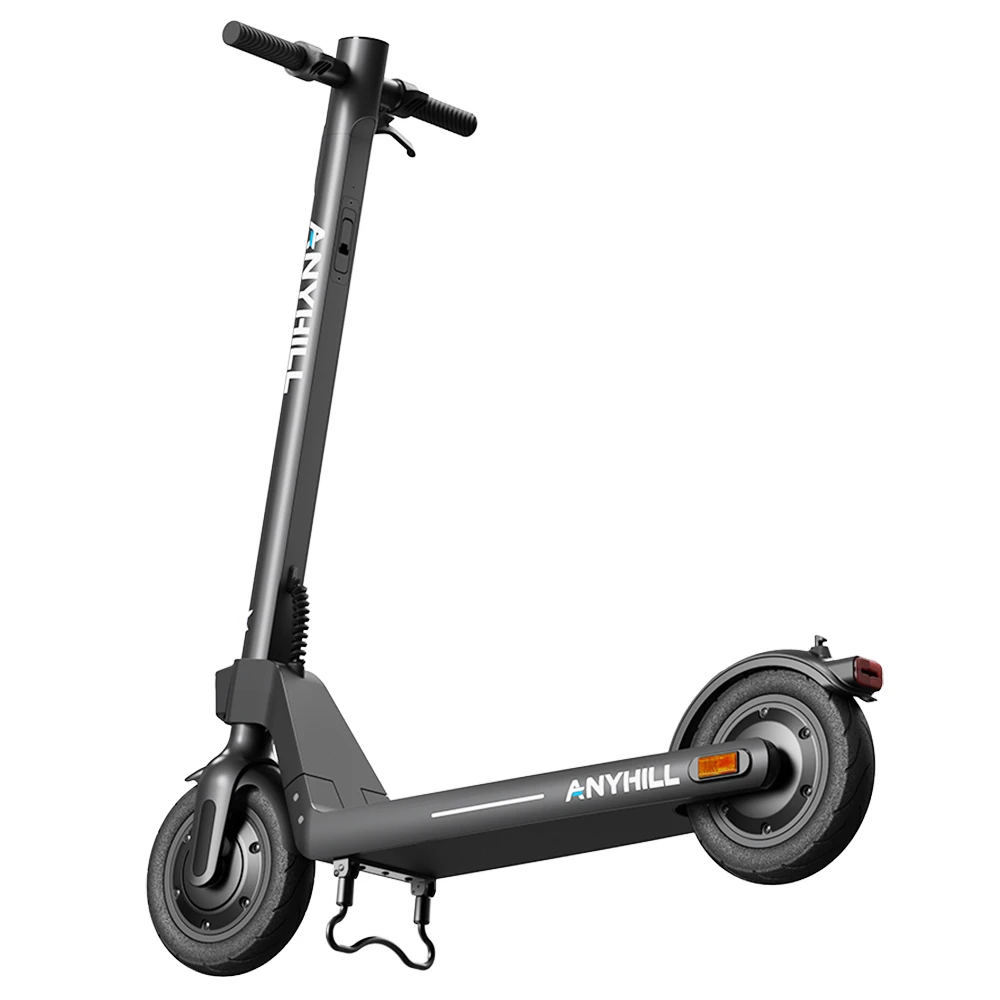 ANYHILL UM-2 Electric Scooter 10'' Pneumatic Tire 36V 10Ah Battery Rated 450W Motor 31km/h Max Speed - Black - Image 2