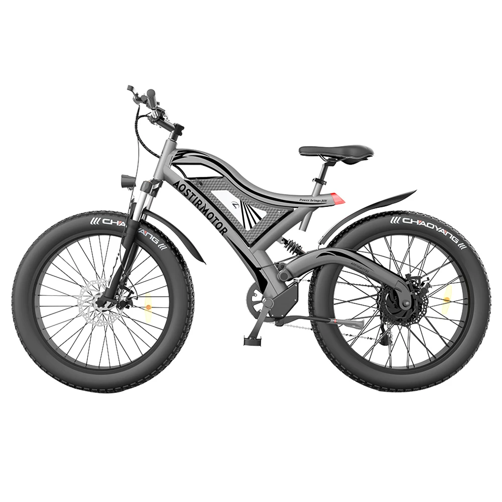AOSTIRMOTOR S18 750W Electric Bike 26*4.0'' Fat Tire 48V 15Ah Battery 45km/h Max Speed 7 Speed Shimano Gear All Terrain - Image 2