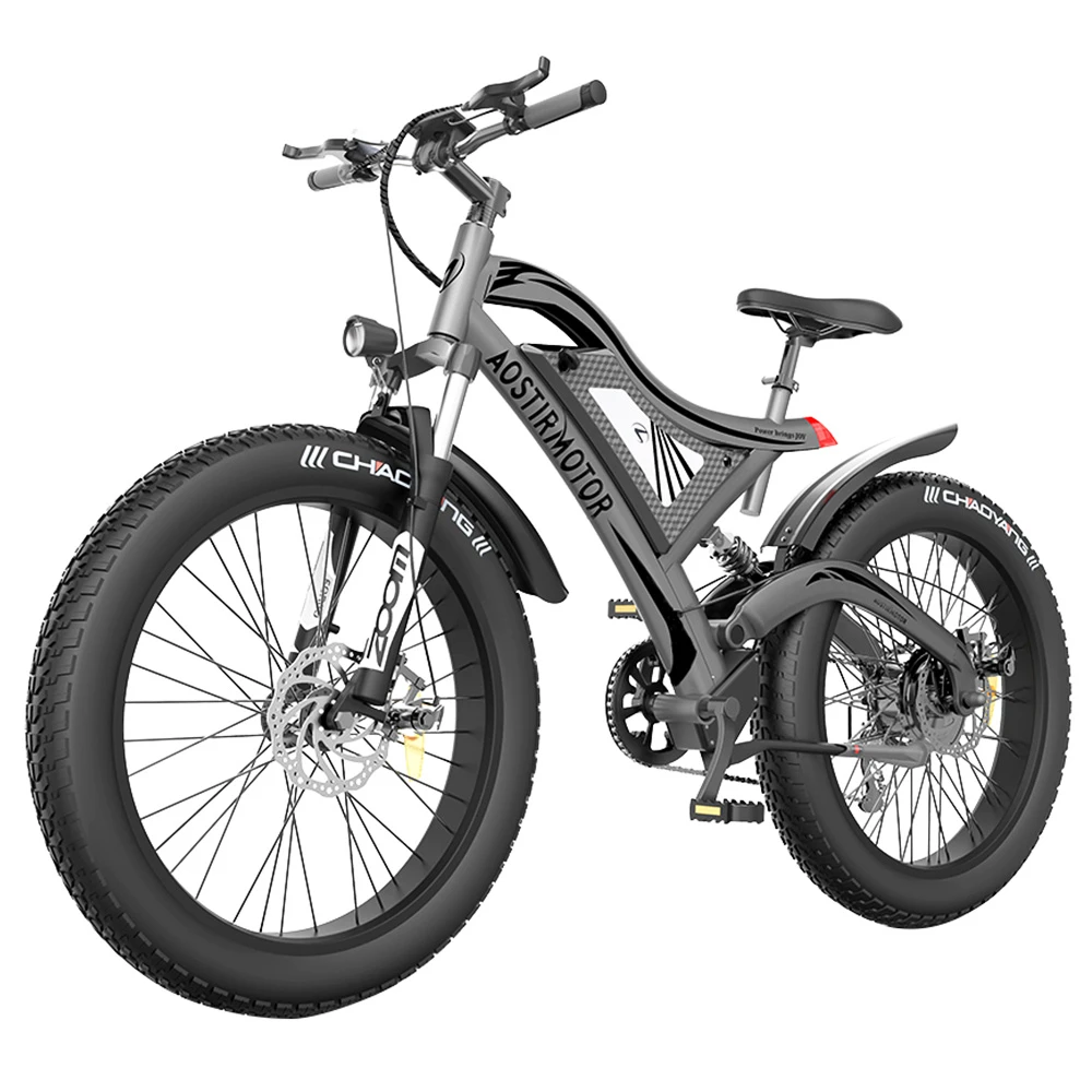 AOSTIRMOTOR S18 750W Electric Bike 26*4.0'' Fat Tire 48V 15Ah Battery 45km/h Max Speed 7 Speed Shimano Gear All Terrain - Image 3
