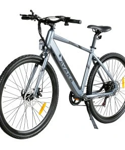 AVAKA R3 Electric Bike 700C*40C Inches Wheel 36V 350W Motor 12.5Ah Battery 32km/h Max Speed 70km Range Shimano 7-Speed Gear 120kg Load - Grey