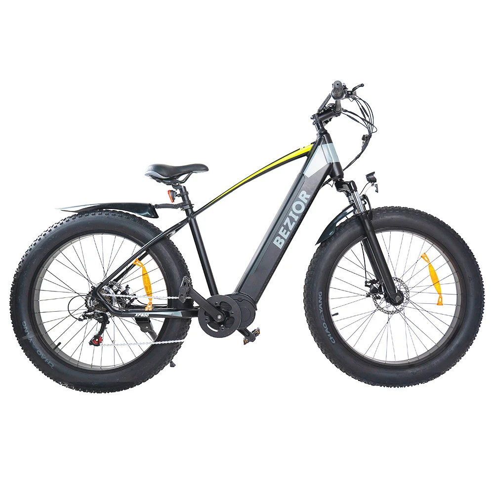 BEZIOR XF800 Electric Bicycle 13Ah 48V 500W MID MOTOR 26*4.0 Inch Fat Tires 40Km/h Max Speed Max Load 90KG - Image 2