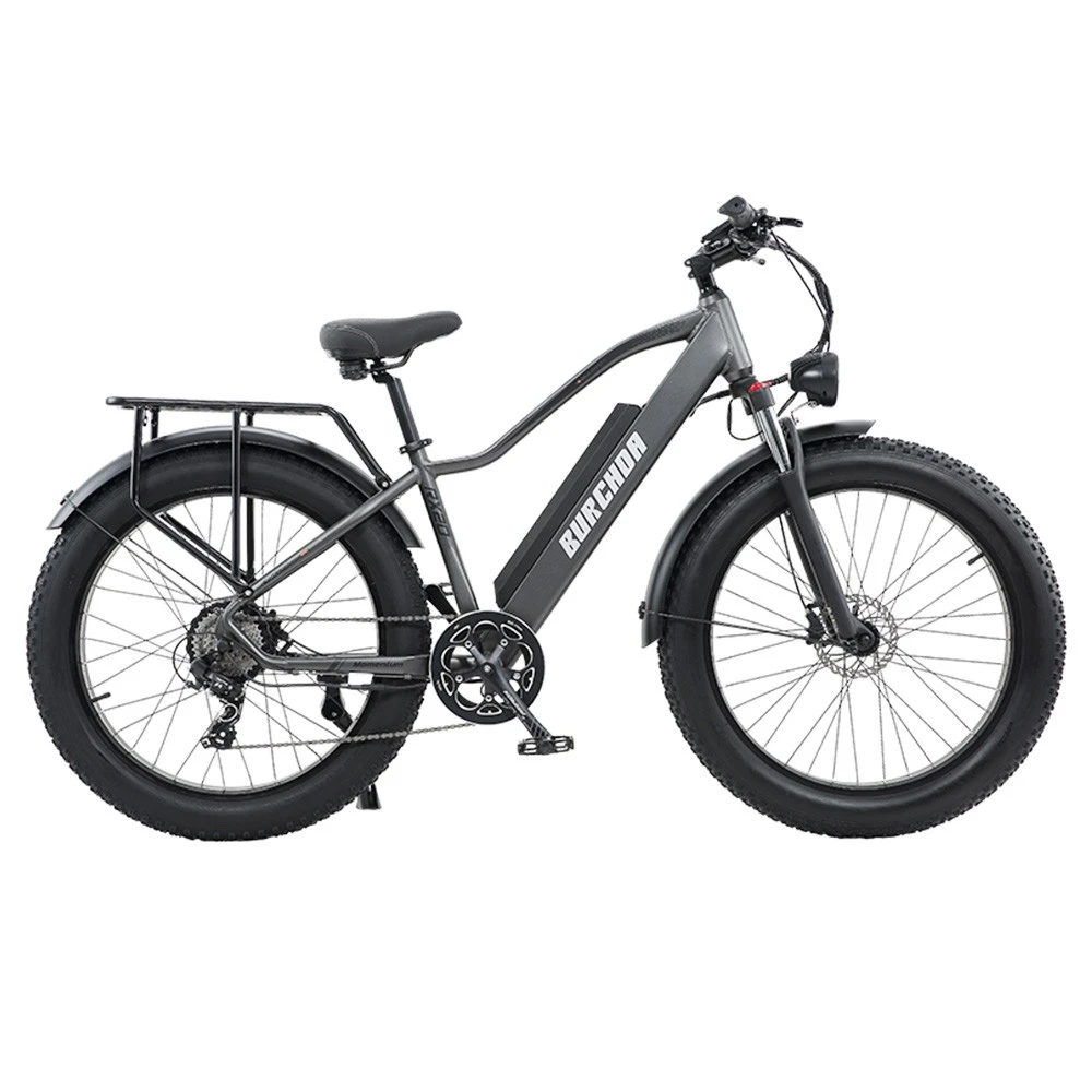 BURCHDA RX20 26*4.0 Inch All-terrain Fat Tire Electric Bike 800W Motor 45Km/h Max Speed, 48V 18Ah Battery, Shimano 8-speed - Image 2