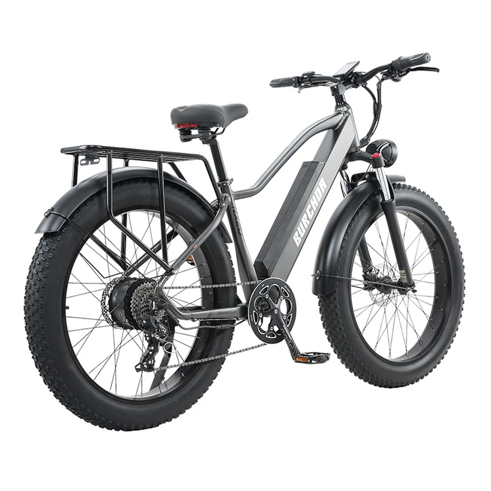 BURCHDA RX20 26*4.0 Inch All-terrain Fat Tire Electric Bike 800W Motor 45Km/h Max Speed, 48V 18Ah Battery, Shimano 8-speed - Image 4