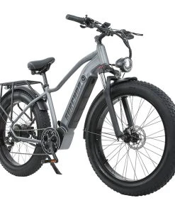BURCHDA RX50 Electric Bike 26*4.0 Inch Fat Tire 1000W Motor 48V 18Ah Battery 45Km/h Max Speed 8-Speed Shimano Gear Road Snow Mountain Bike