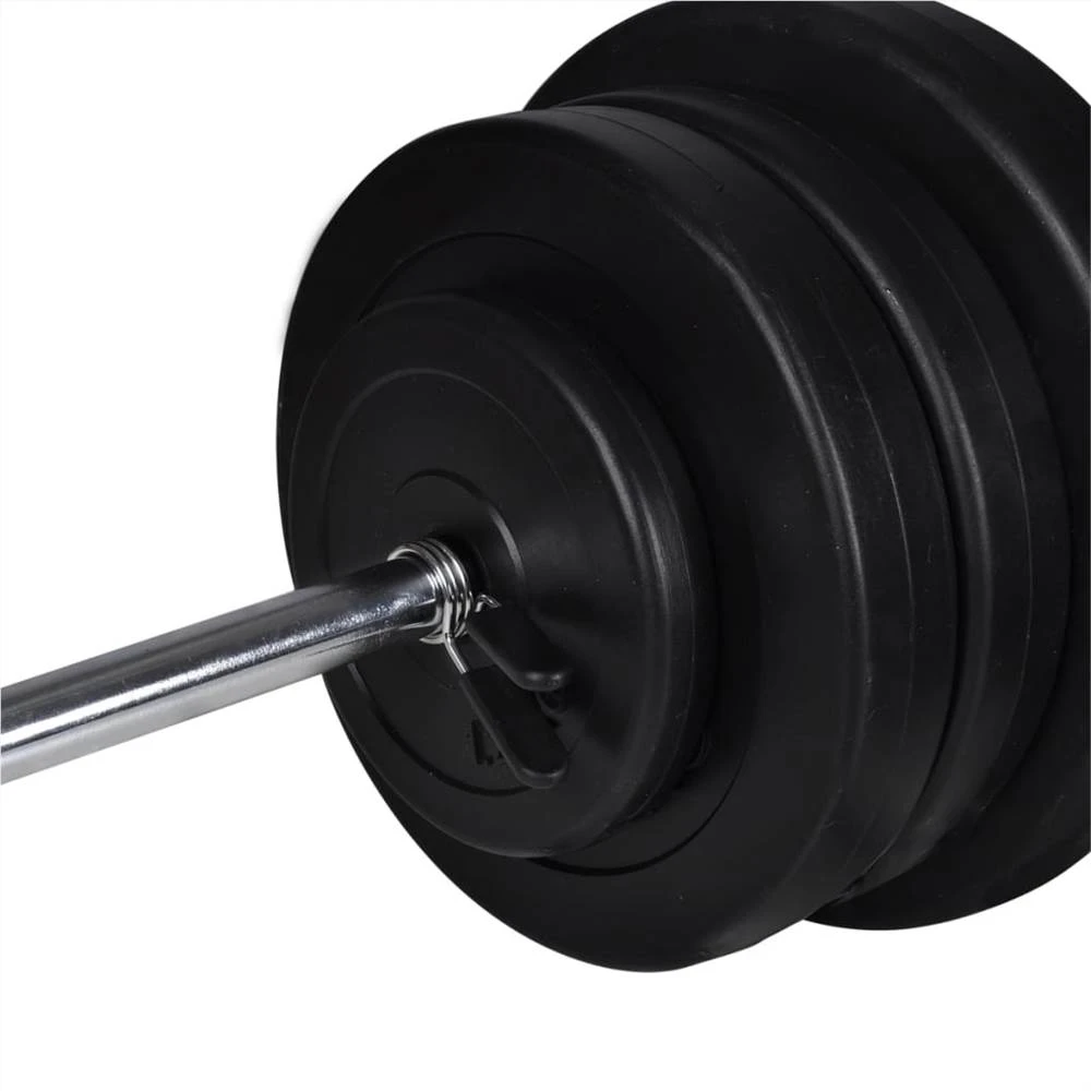 Barbell + 2 Dumbbell Set 60.5kg - Image 2