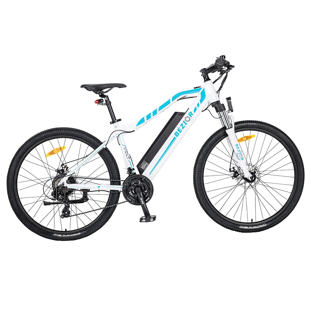 Bezior M1 Pro Electric Moped Bike 500W Motor 100km Range 12.5Ah Battery 27.5*2.25'' Wheels 25km/h Max Speed - White