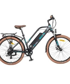 Bezior M2 Pro Electric Moped Bike 500W Motor 100km Range 12.5Ah Battery 26*2.125'' Wheels 25km/h Max Speed - Black