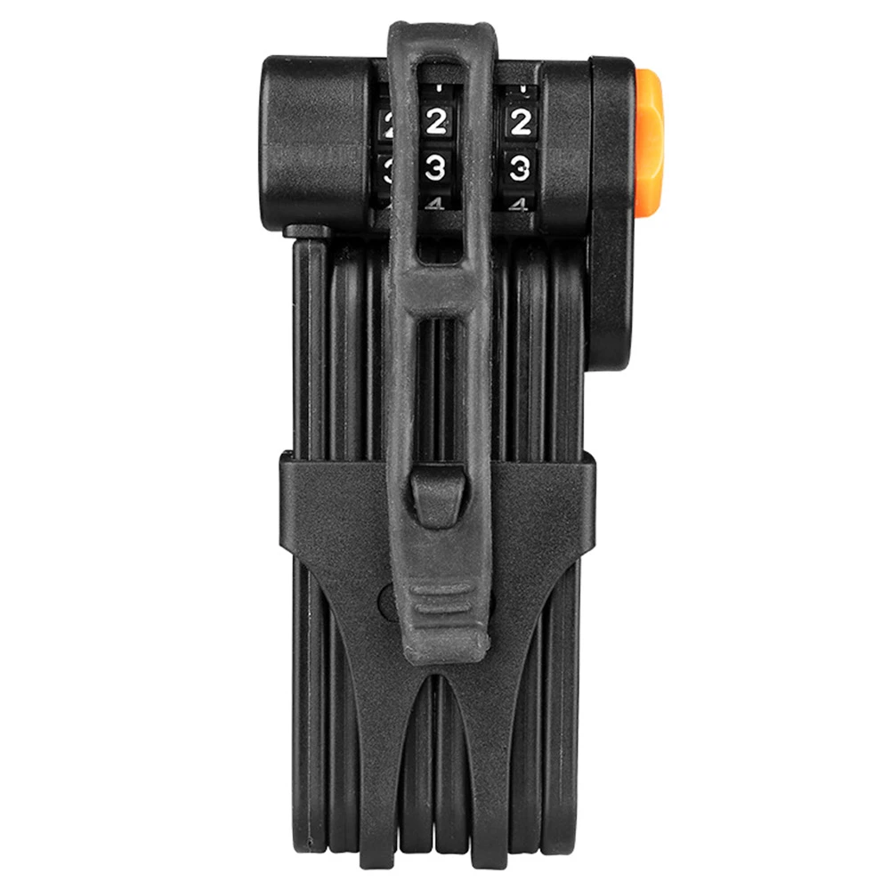 Bicycle Folding Lock Lengthen Anti Theft Heavy Duty Strong Foldable Lock For E Bike Scooter Motorcycle - Image 2