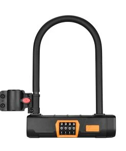 Bicycle U Lock Anti-theft Heavy Duty Bike Password Lock Alloy Bike Safety Tool For Bikes, Motorcycles, Scooters