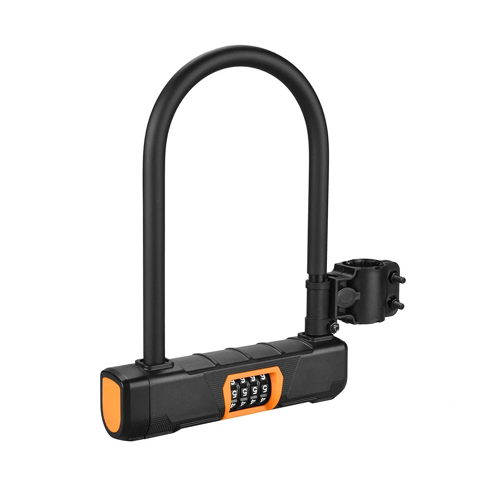 Bicycle U Lock Anti-theft Heavy Duty Bike Password Lock Alloy Bike Safety Tool For Bikes, Motorcycles, Scooters - Image 5