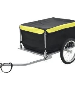 Bike Cargo Trailer Black And Yellow 65 Kg