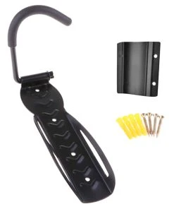 Bike Rack Wall Mount Bicycle Hanger Storage 30kg Max Load Bike Accessory - Adjustable Hook With Iron Sheet