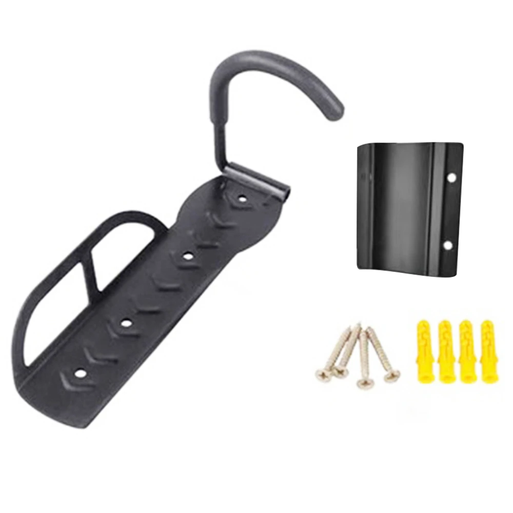 Bike Rack Wall Mount Bicycle Hanger Storage 30kg Max Load Bike Accessory - Fixed Hook With Iron Sheet - Image 2