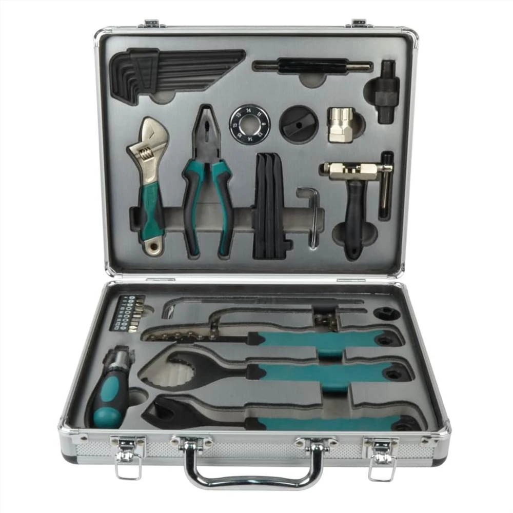 BrĂ¼der Mannesmann 33 Piece Bicycle Tool Set