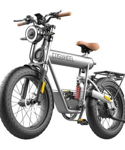 COSWHEEL T20R All-Terrain E-Bike, 20*4.0 Inch Fat Tires, 750W Brushless Motor 45km/h Max Speed, 20Ah Battery For 150KM Long Range 150kg Load