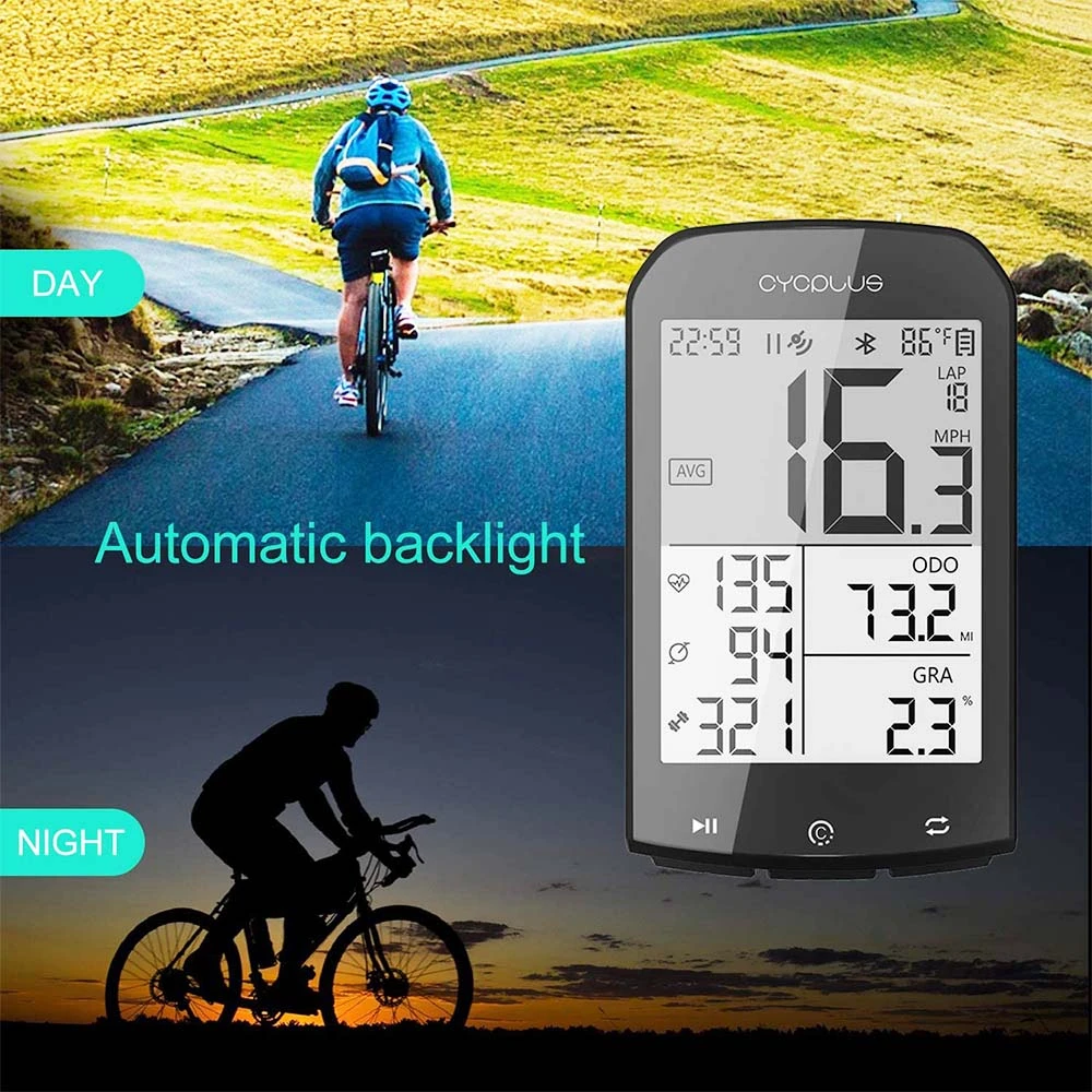 CYCPLUS M1 GPS Bike Computer Waterproof Bicycle Speedometer And Odometer ANT Wireless Cycling Computer Compatible With App - Image 3