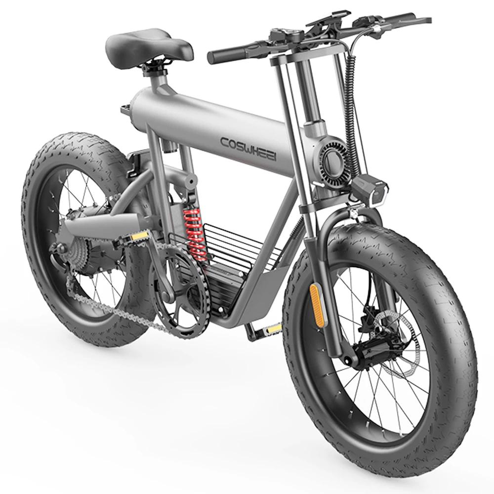 Coswheel T20 E-bike 500W Motor 48V 20Ah Battery 50-70KM Range 45kmh Max Speed Off-road Bike Space Grey - Image 2