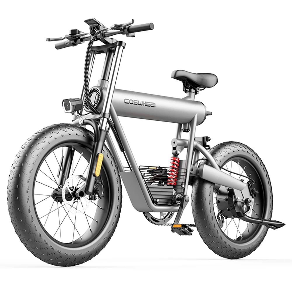 Coswheel T20 E-bike 500W Motor 48V 20Ah Battery 50-70KM Range 45kmh Max Speed Off-road Bike Space Grey - Image 3