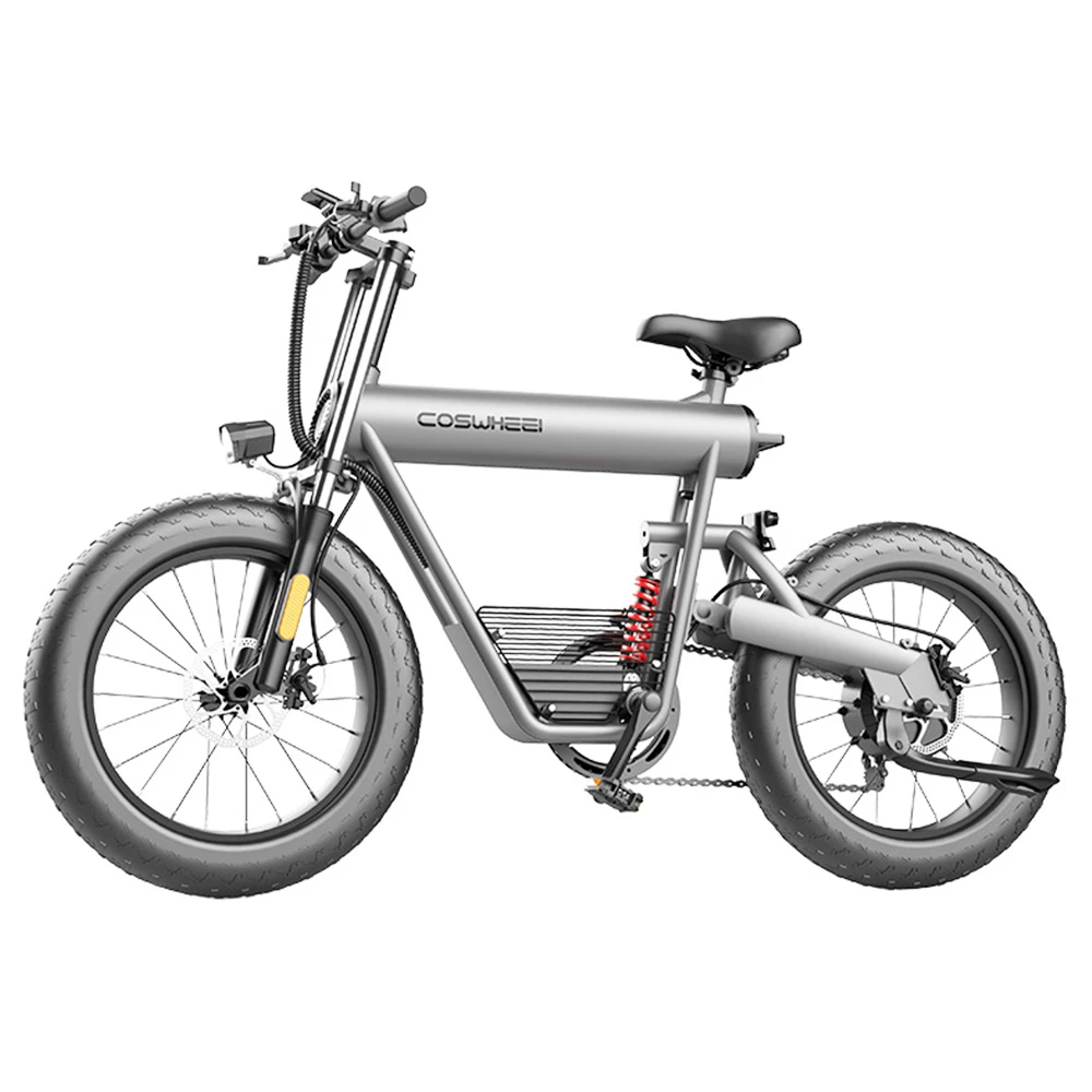 Coswheel T20 E-bike 500W Motor 48V 20Ah Battery 50-70KM Range 45kmh Max Speed Off-road Bike Space Grey - Image 6