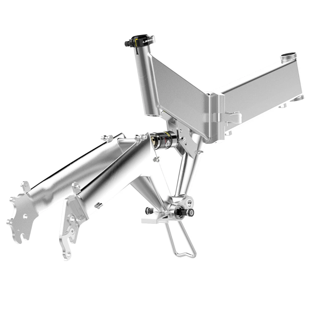 Cyrusher XF590 Folding Electric Bike 500W 48V 10 Ah Battery 7 Speed City E-bike - White - Image 3