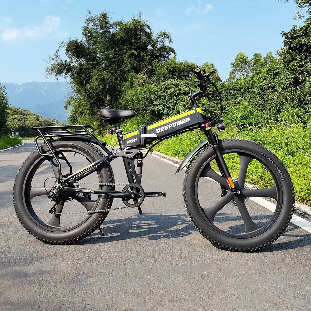 DEEPOWER H26 Pro (GR26) Electric Bike 26*4.0 Inch Fat Tire 48V 1000W Motor 17.5Ah Battery 45Km/h Max Speed Shimano 7 Speed Gear 150KG Load - Image 2