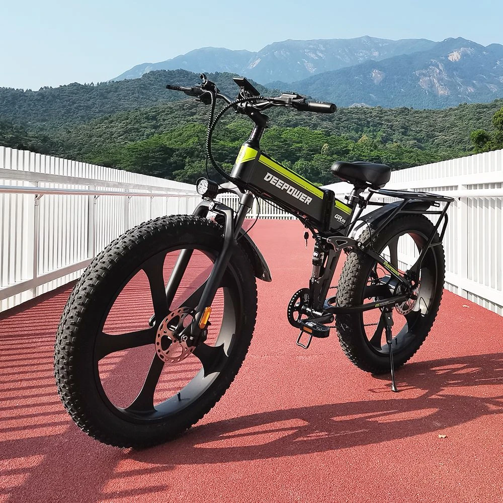 DEEPOWER H26 Pro (GR26) Electric Bike 26*4.0 Inch Fat Tire 48V 1000W Motor 17.5Ah Battery 45Km/h Max Speed Shimano 7 Speed Gear 150KG Load - Image 5