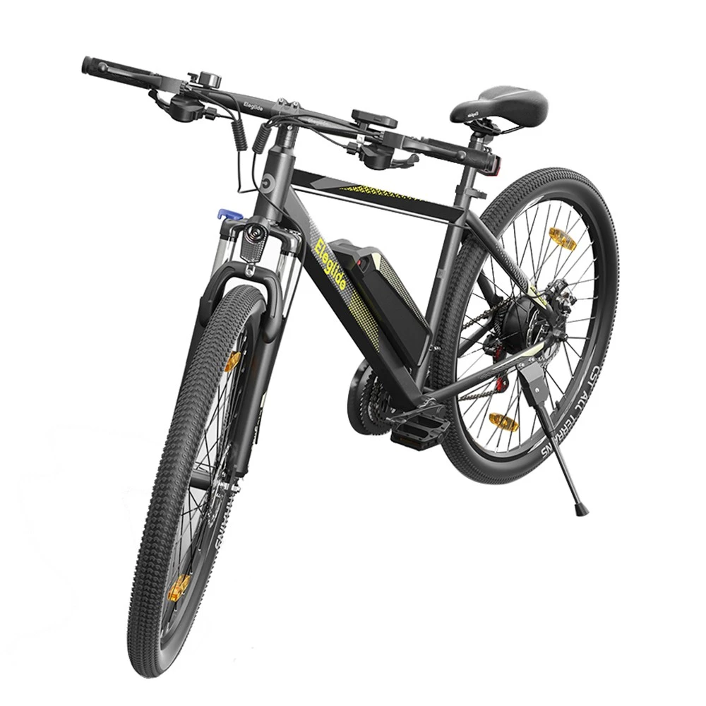 ELEGLIDE M1 PLUS 29 Inch Electric Bike 36V 12.5Ah Battery 100KM Range 250W Brushless Motor 25Km/h Max Speed Shimano 21 Speed Gear 100KM Top Range Dual Disc Brakes Cozy Foam Saddle 29"x2.1" CST Tires MTB Moped Bike