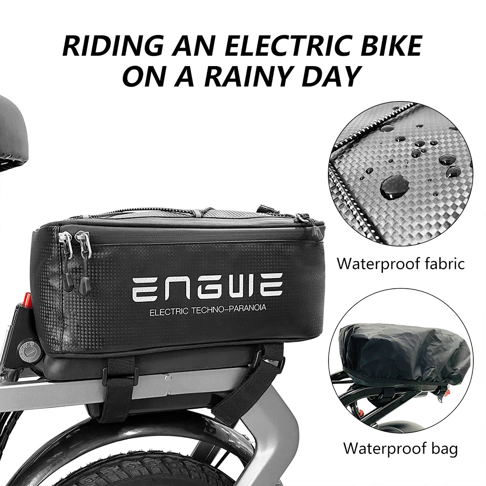 ENGWE Bike Trunk Bag Bicycle Rack Rear Carrier Bag 7L - Image 3