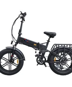 ENGWE X Folding Electric Bike 20*4.0 Inch Chaoyang Off-Road Fat Tires 250W Motor E-Bike 48V 13Ah Battery 25Km/h Max Speed 100KM Range Dual Disc Brake 150KG Max Load - Black