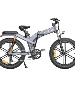 ENGWE X26 Electric Bike 26*4.0 Inch Fat Tires 50Km/h Max Speed 48V 1000W Motor 19.2Ah & 10Ah Dual Batteries For 100KM Range 150KG Max Load Triple Suspension System Shimano 8-Speed Gear Dual Hydraulic Disc Brake For All-Terrain Roads Mountain E-Bike