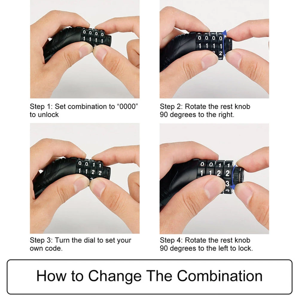 ENGWE Zinc Alloy Bicycle Lock One Foot - Image 3