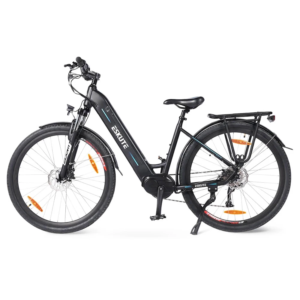 ESKUTE Polluno Pro Electric Bicycle 28 Inch Tire 250W Mid-drive Motor Bafang Mid-Motor 25Km/h Max Speed 36V 14.5Ah Battery For 80 Miles Range - Image 2