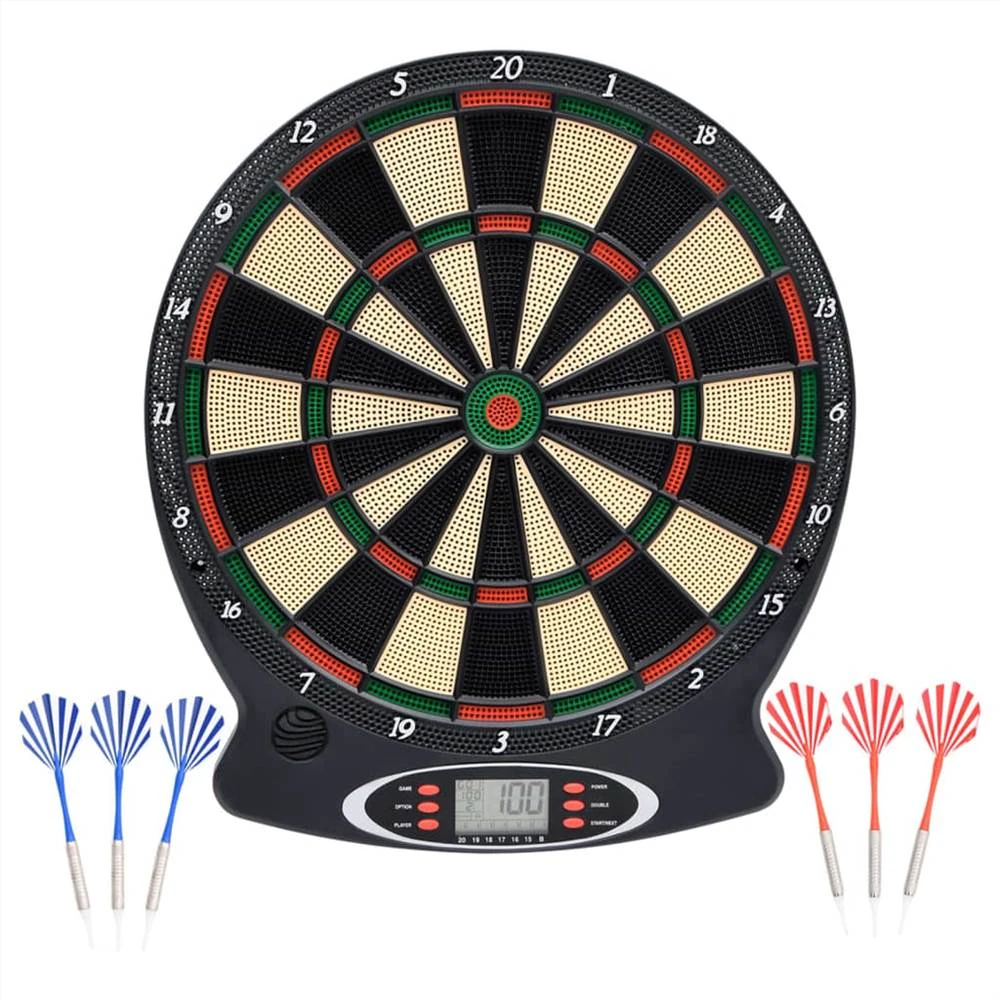 Electric Dartboard With Darts Black Polypropylene - Image 2