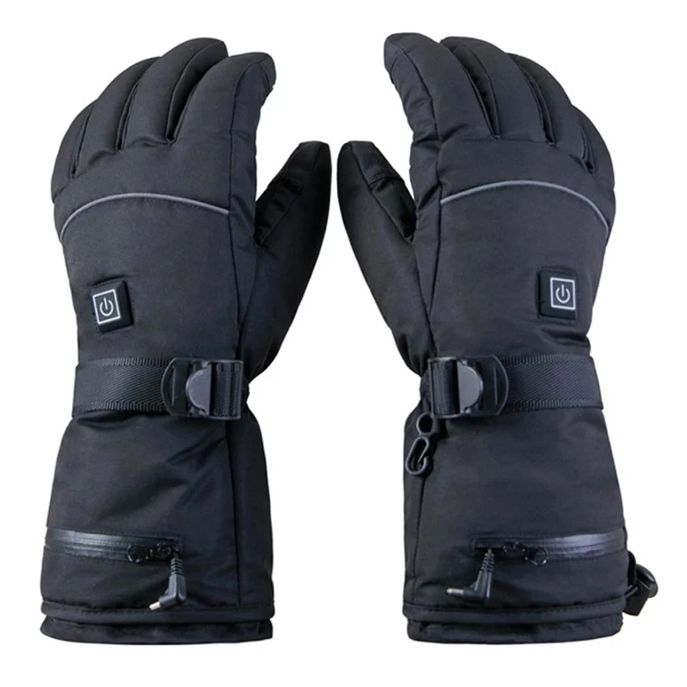 Electric Heating Gloves For Skating, Cycling Outdoor Activities, Rechargeable Thickened Gloves 5V 4000mAh Battery
