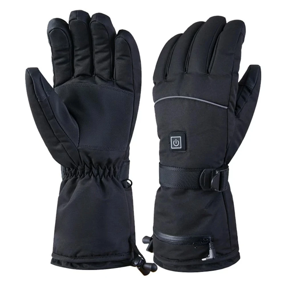 Electric Heating Gloves For Skating, Cycling Outdoor Activities, Rechargeable Thickened Gloves 5V 4000mAh Battery - Image 2