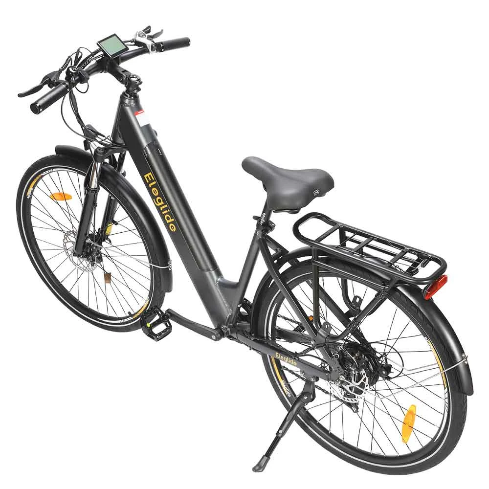 2PCS ELEGLIDE T1 STEP-THRU Electric Trekking Bike 27.5 Inch CST Tires 36V 12.5AH Battery 250W Brushless Motor Shimano 7 Gears Max Speed 25Km/h Max Range 100KM Max Load 120KG IPX4 Waterproof Dual Disk Brake Trekking E-Bike - Gray - Image 5