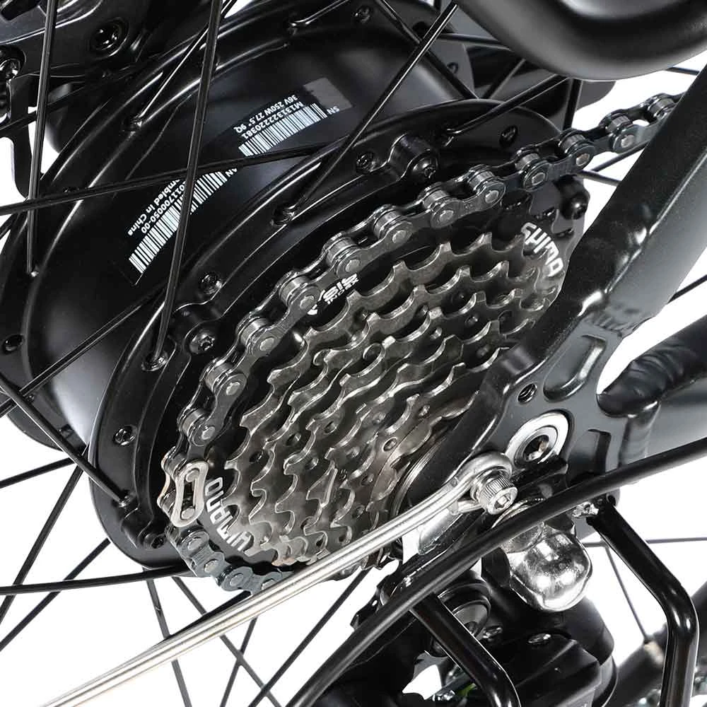 ELEGLIDE T1 STEP-THRU Electric Trekking Bike Trekking Bike 27.5 Inch CST Tires 36V 12.5AH Battery 250W Brushless Motor Shimano 7 Gears Max Speed 25Km/h Max Range 100KM Max Load 120KG IPX4 Waterproof Dual Disk Brake - Gray - Image 6